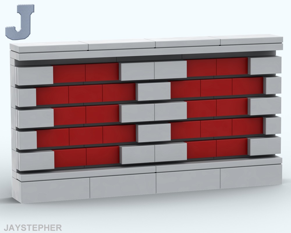 Lego Masonry Brick Wall Building Exercise