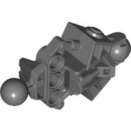 Lego Large Figure Skeletal, Limb, with 2 Ball Joints, and 3 Holes (Vahki) / Dark Bluish Gray
