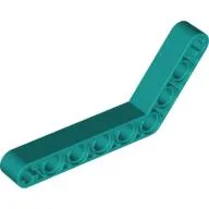 Technic Beam 1 x 9 Bent (6 - 4) Thick / Dark Turquoise