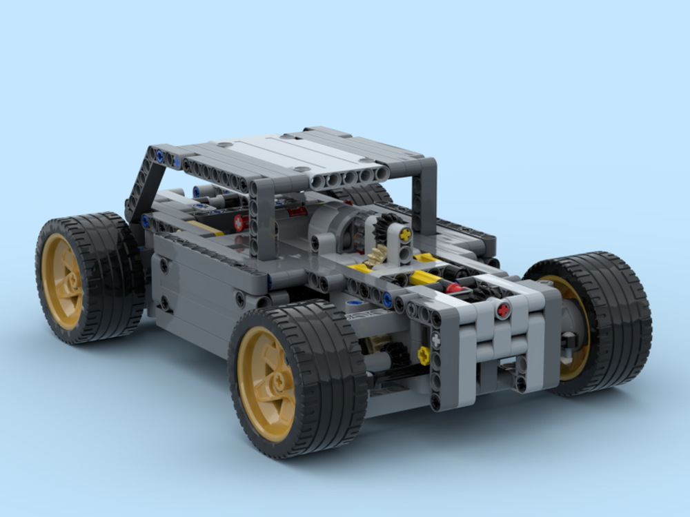 Lego RC-Musclecar 4WD for BuWizz