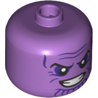 Lego Bigfig Head Thanos, Mean Grin print
