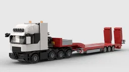 Low bed trailer
