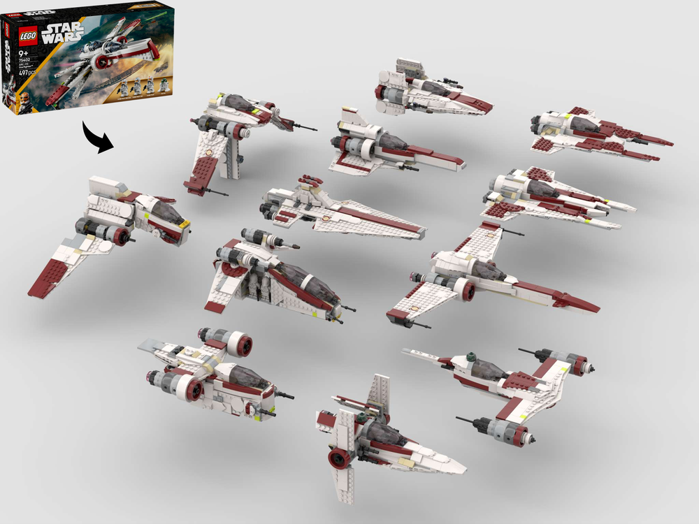 Lego 12-in-1 Alternate Builds Bundle - 75402 ARC-170 Starfighter