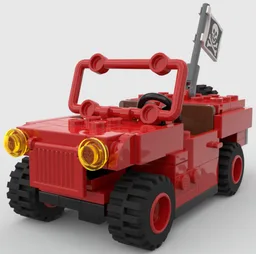 Red Jeep