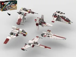 Galactic Republic 6-in-1 Alternate Builds Bundle - 75402 ARC-170 Starfighter