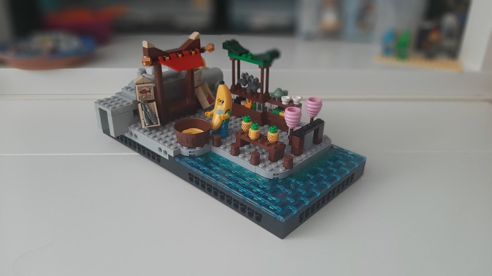 Lego Ninjago City Market Square and Waste water treatment (expansion)