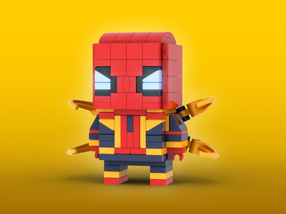 Lego Spider-Man Iron Spider Suit Brickheadz LEGO MOC - Marvel Studios Avengers: Infinity War