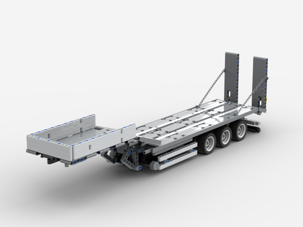 Lego LOW LOADER TRAILER ( 1:21 Scale )