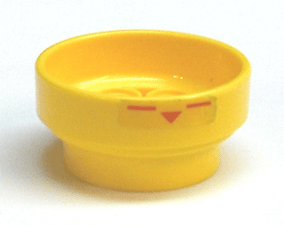Lego Wheel 31mm D. x 15mm Technic with Red Triangle and Lines Pattern on Both Sides (Stickers) - Sets 7660 / 7877
