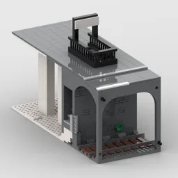 Basement for moduars: with underground line 4