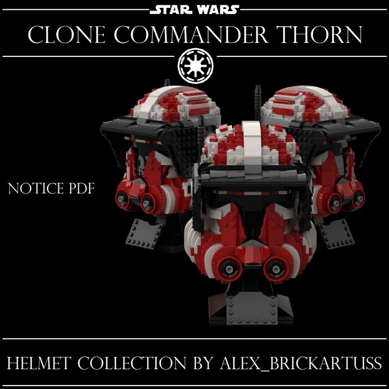 Lego Helmet Clone Commander thorn