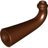Lego Animal Body Part, Horn / Mammoth Trunk / Reddish Brown