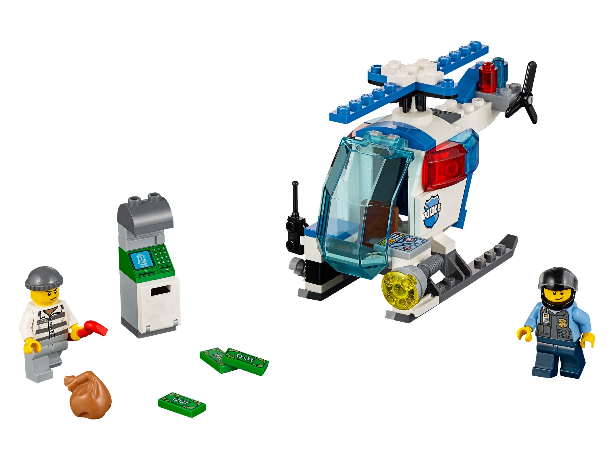 Lego Police Helicopter Chase