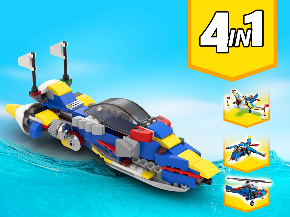 Lego 31094 Speed Boat Alternative Build