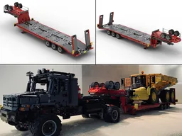 Low Loader Semitrailer with PoweredUp- / PowerFunctions- Option (42098 Alternate)