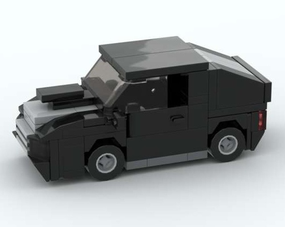 Lego Black Race Car (MOC)