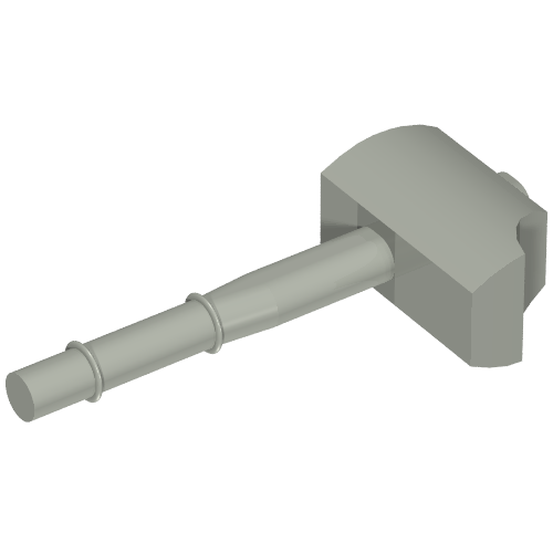Lego Fabuland, Tool Hammer / Light Gray