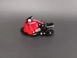 Tiny Red Motorcycle