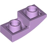 Lego Brick Curved Inverted 2 x 1 / Lavender