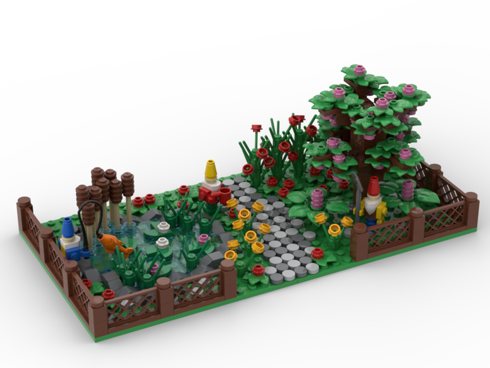 Lego Garden for garden gnomes