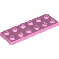 Lego Plate 2 x 6 / Bright Pink