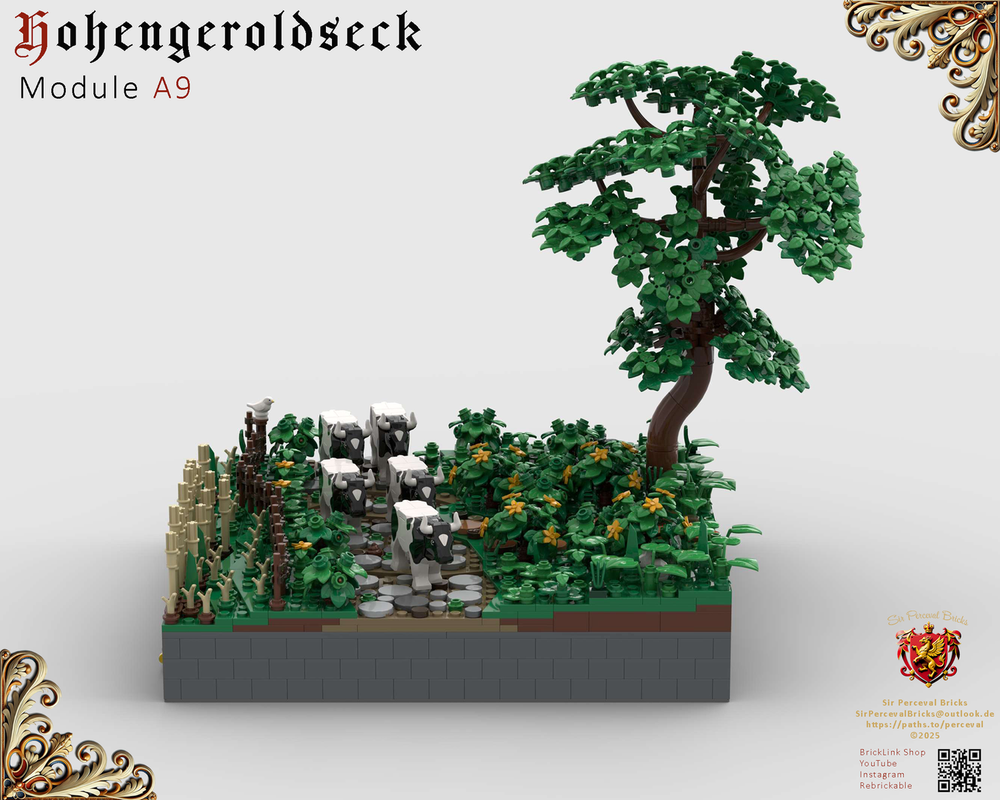 Lego A9 Castle Hohengeroldseck - Landscape (Landscape Expansaion 1)