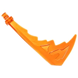 Weapon Katana with Trailing Effect / Trans-Orange