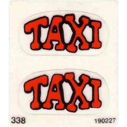 Sticker Sheet 2 for Sets 128-1, 338-2 / [No Color/Any Color]