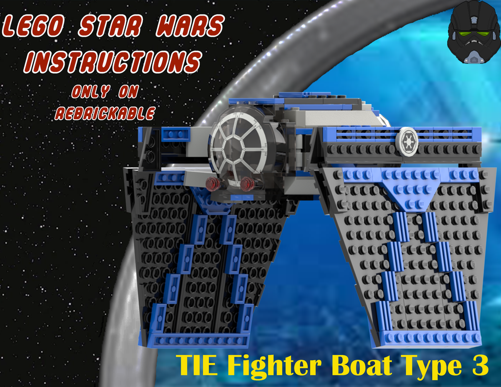 Lego TIE Boat, Type 3 (Classic-style)