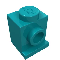 Brick Special 1 x 1 with Headlight / Dark Turquoise