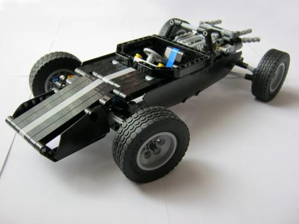 Lego 9395-rebrick, 60s race-car