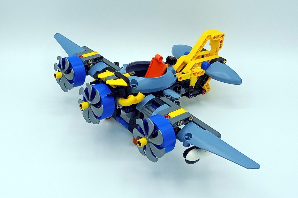 Lego 42201 Trimotor Propeller Plane