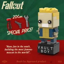*FREE* Vaut Boy Fallout - Brickheadz