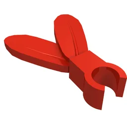 Plume / Feathers with Clip / Red