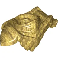 Minifig Neckwear Armor Breastplate with Shoulder Pads, Left Side Dragon, Chest Scales and 2 Studs on Back / Pearl Gold