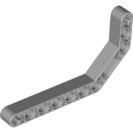 Lego Technic Beam 1 x 11.5 Double Bent Thick / Light Bluish Gray