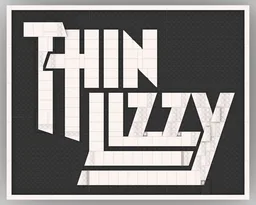 Thin Lizzy band logo - wall poster or display stand