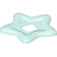 Clikits Icon Accent, Star 3 5/8 x 3 5/8 with Raised Border / Trans-Light Blue