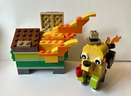 BYGGLEK Dumpster Fire