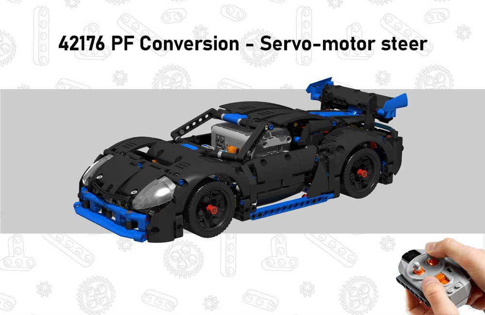 Lego 42176 PF Conversion (Servo-motor steer)