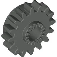 Technic Gear 16 Tooth with Clutch [Toothed] / Dark Gray