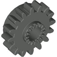 Lego Technic Gear 16 Tooth with Clutch [Toothed] / Dark Gray