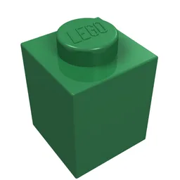 Brick 1 x 1 / Green
