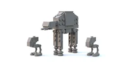 Micro Scale Imperial Walkers