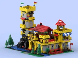 Yellow Lion Head Castle