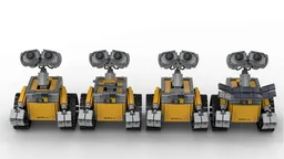 21303 WALL-E Solar panel & eyebrow mod