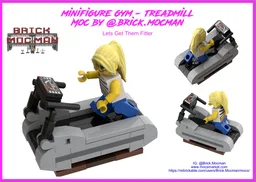 Minifig Gym - Treadmill