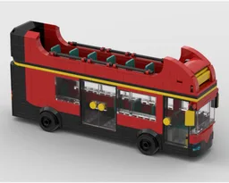 Sightseeing Bus EXTENSION - 4 studs longer