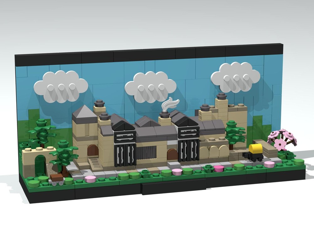 Lego Greetings from Shibden Hall