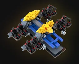 Gatekeeper Roller Coaster Train Model
